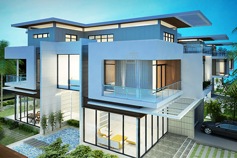 Phối cảnh biệt thự dự án Dương Quan Villa