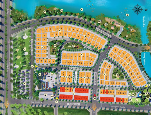 Mặt bằng tổng quan khu đô thị Làng Việt Kiều Hải Phòng