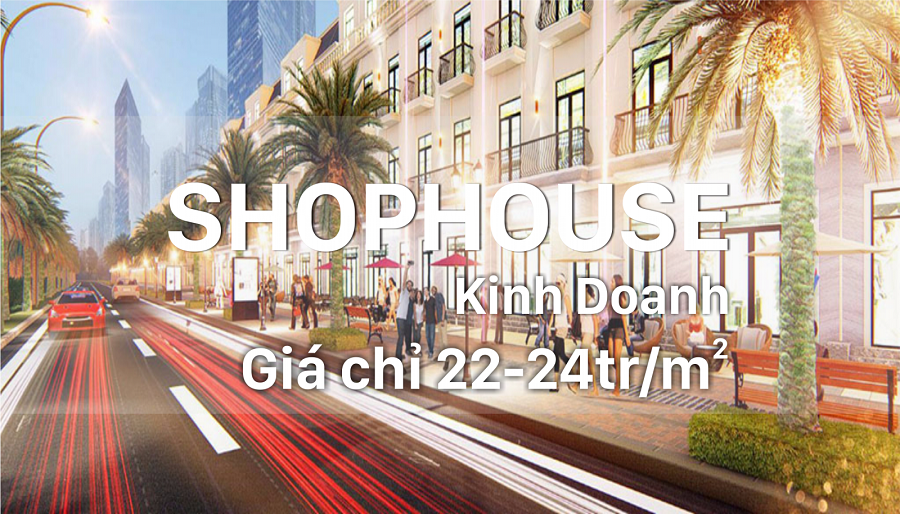 Thiết kế shophouse dự án Seoul Ecohomes