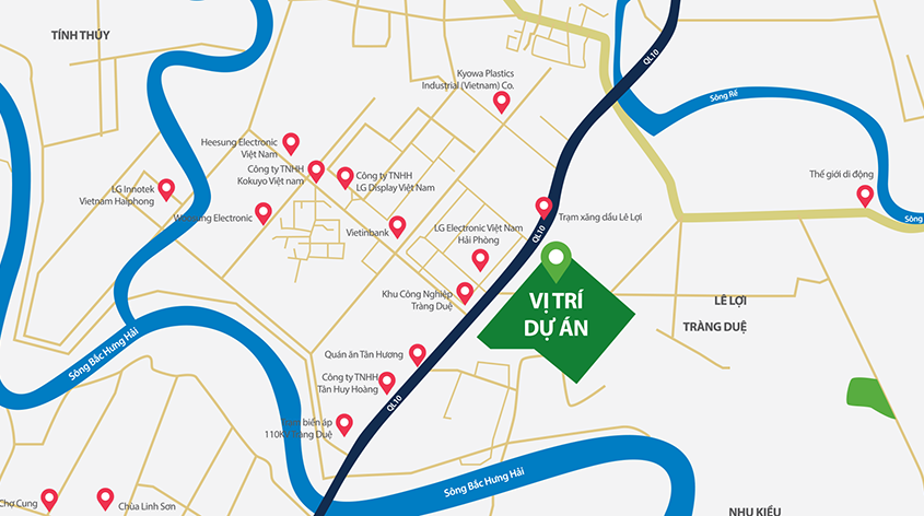 Vị trí dự án Seoul EcoHomes