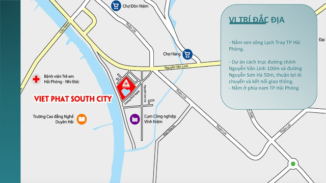 Vị trí dự án Việt Phát South