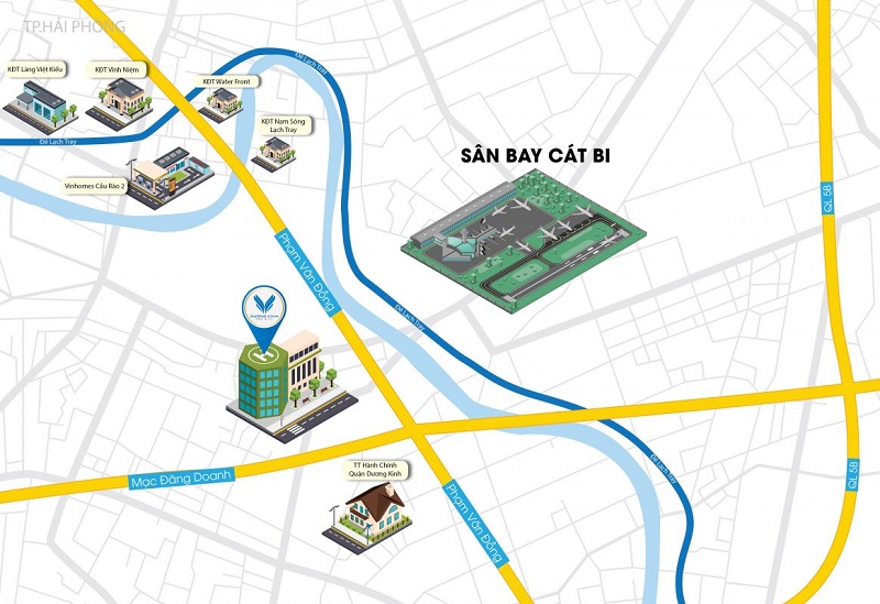 Vị trí dự án Dương Kinh New City