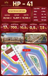 HP-41 Liền Kề Royal Island – 4 Tầng Tây Nam | Giá TTS chỉ 13,108 Tỷ – Ưu đãi tới 17%