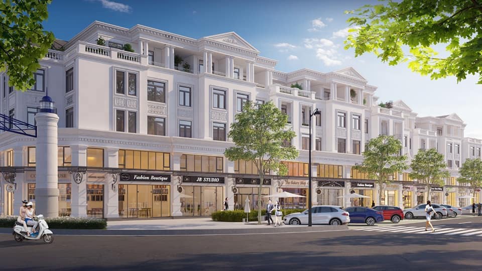 Phối cảnh biệt thự liền kề khu đô thị Vinhomes Marina