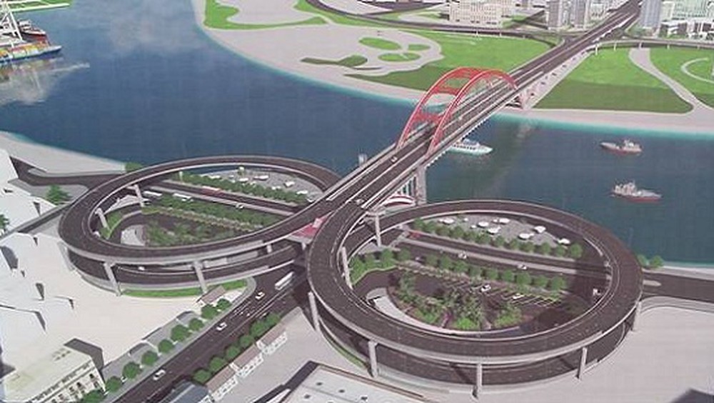 Cầu Hoàng Văn Thụ Hải Phòng