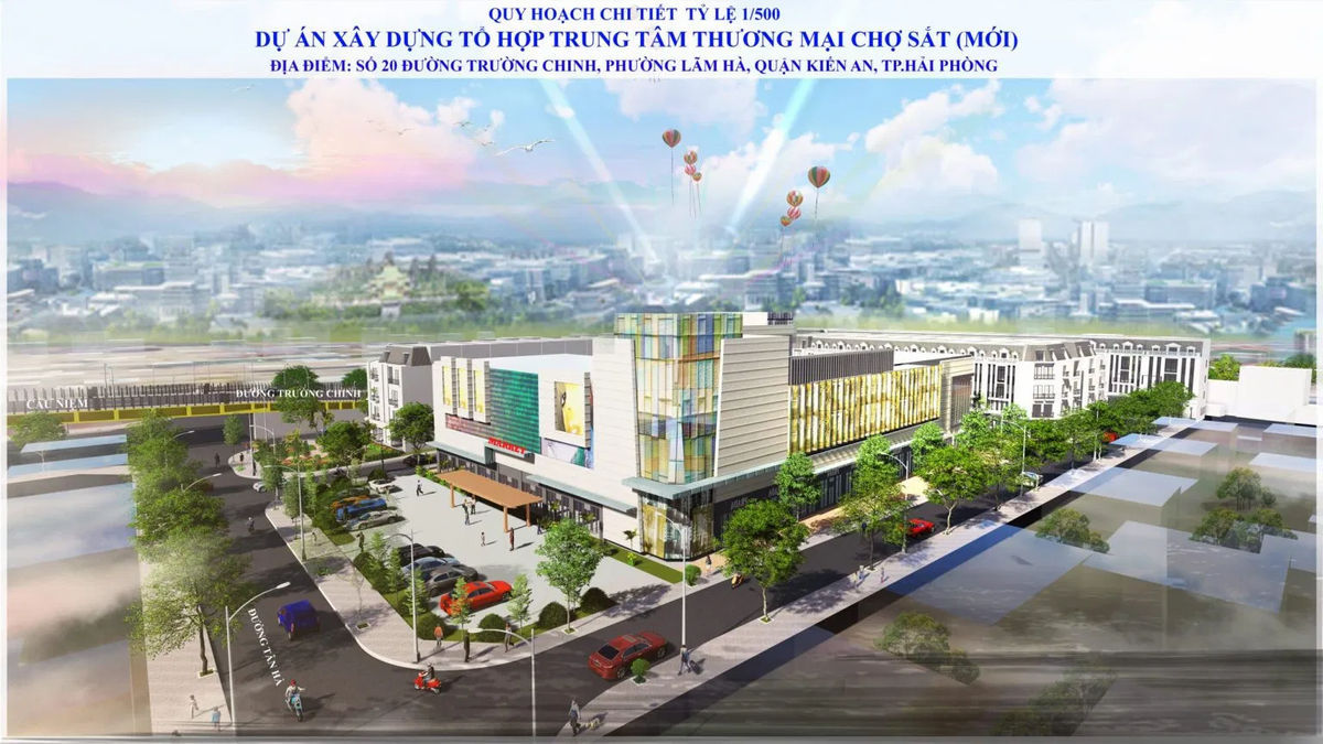 Chợ sắt mới tại Kiến An 