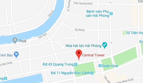 Vị trí dự án Central Tower