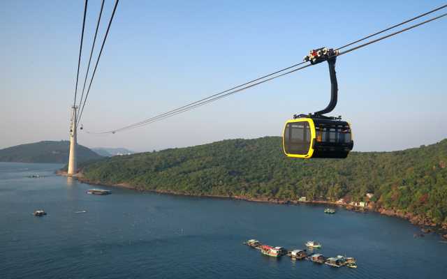 Cáp treo vượt biển siêu hiện đại ra đảo Cát Bà