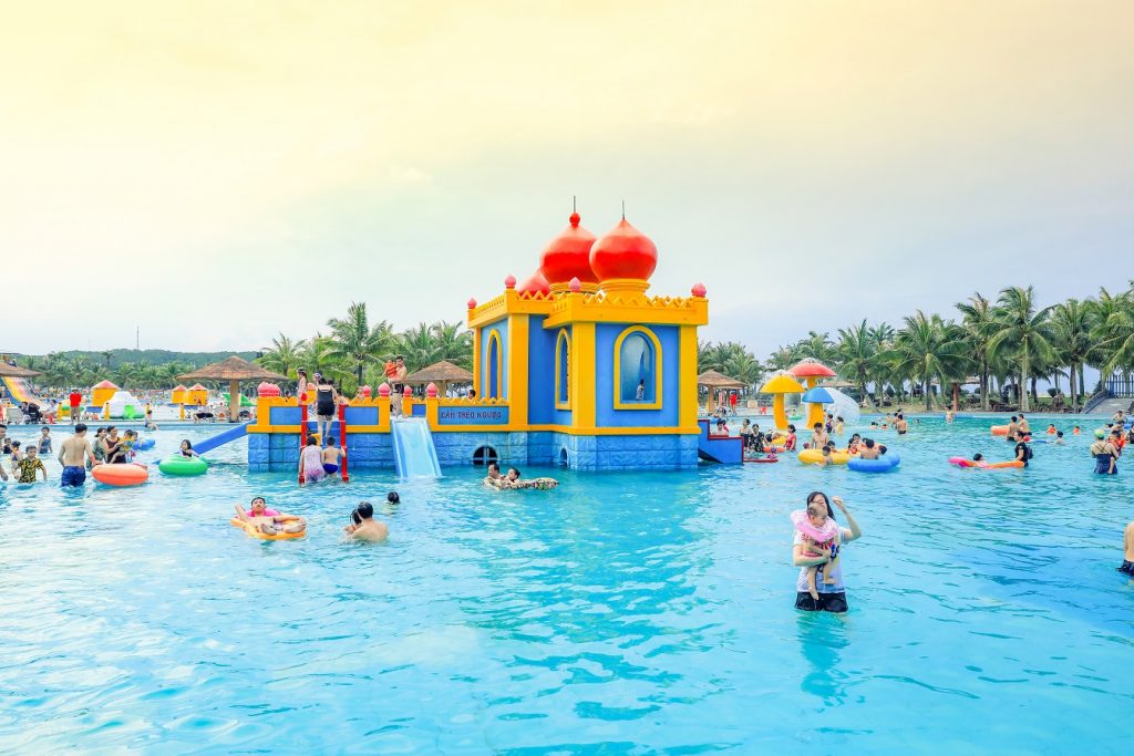 Hồ bơi dự án Hòn Dấu Resort