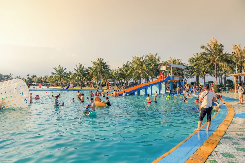 hồ bơi dự án Hòn Dấu Resort