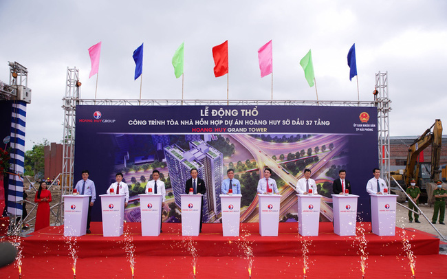 lệ động thổ dự án Hoàng Huy Grand Tower