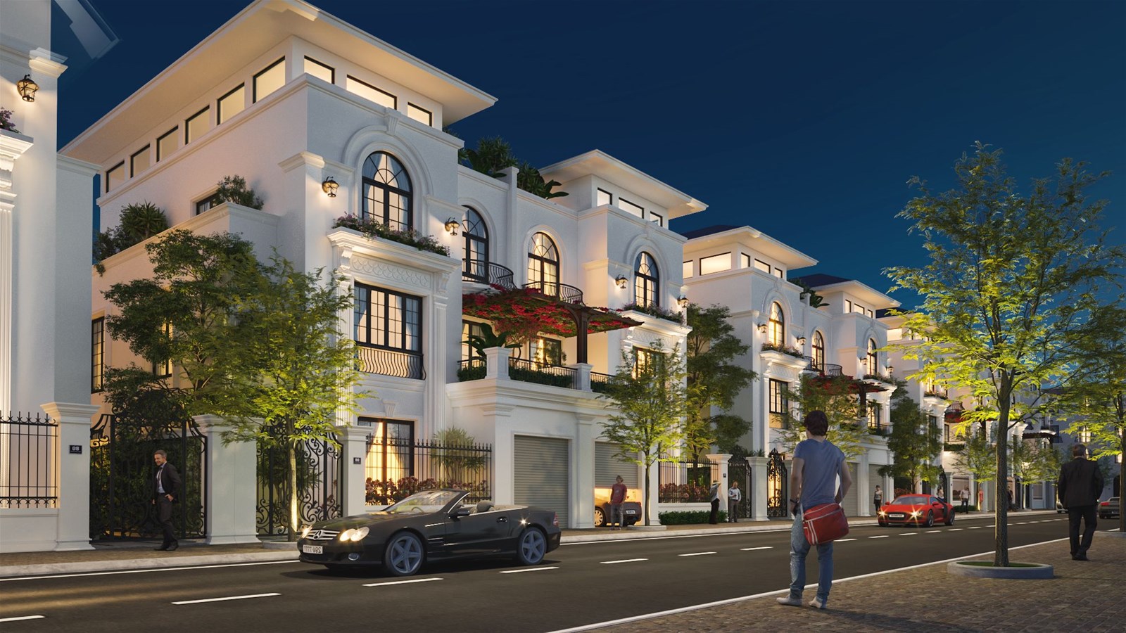 Phối cảnh biệt thự Hoàng Huy Riverside
