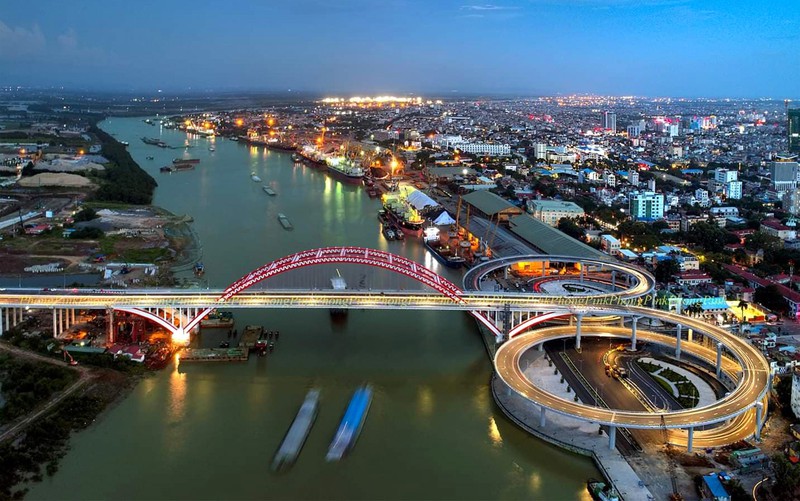 Khu đô thị Bắc sông Cấm sở hữu vị trí cực đẹp