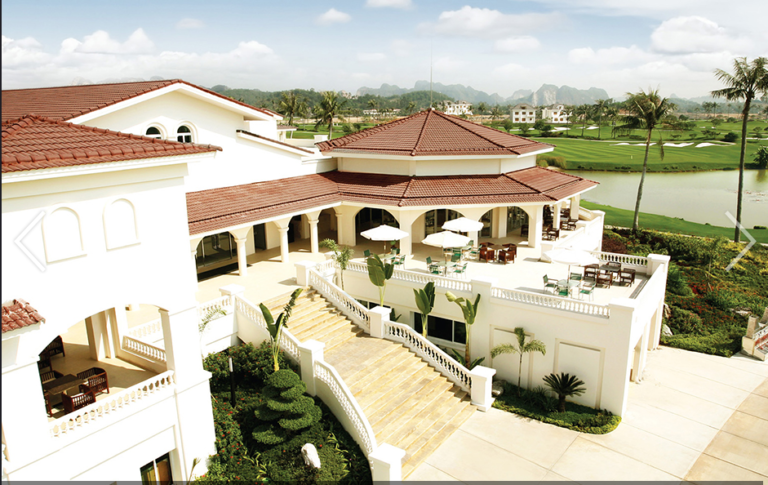 Khu nghỉ dưỡng sân golf sông giá