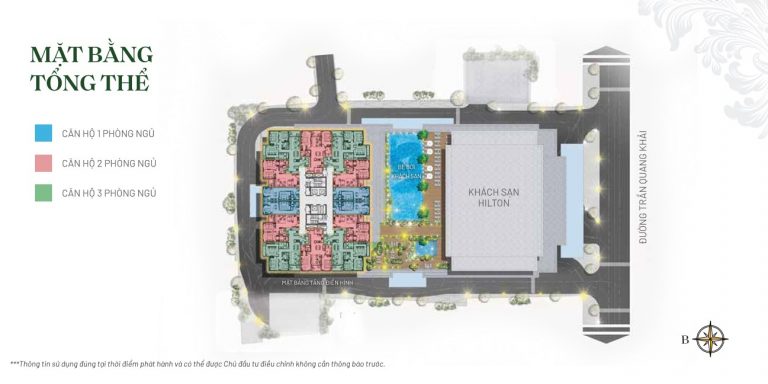 Mặt bằng Dự án Hilton Hải Phòng