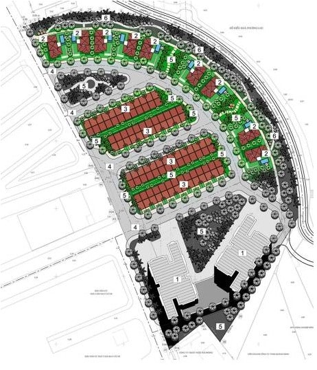 Mặt bằng tổng quan dự án TD Lakeside