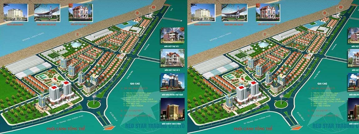 Mặt bằng khu đô thị anh dũng II sao đỏ I