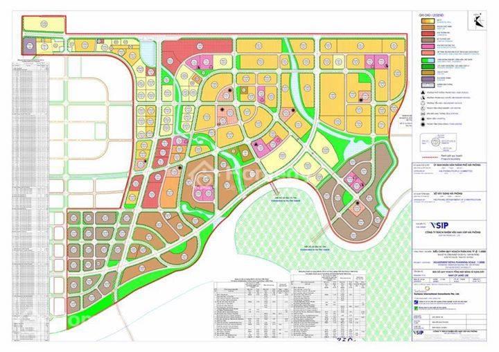 Mặt bằng dự án Sakura garden Hải Phòng