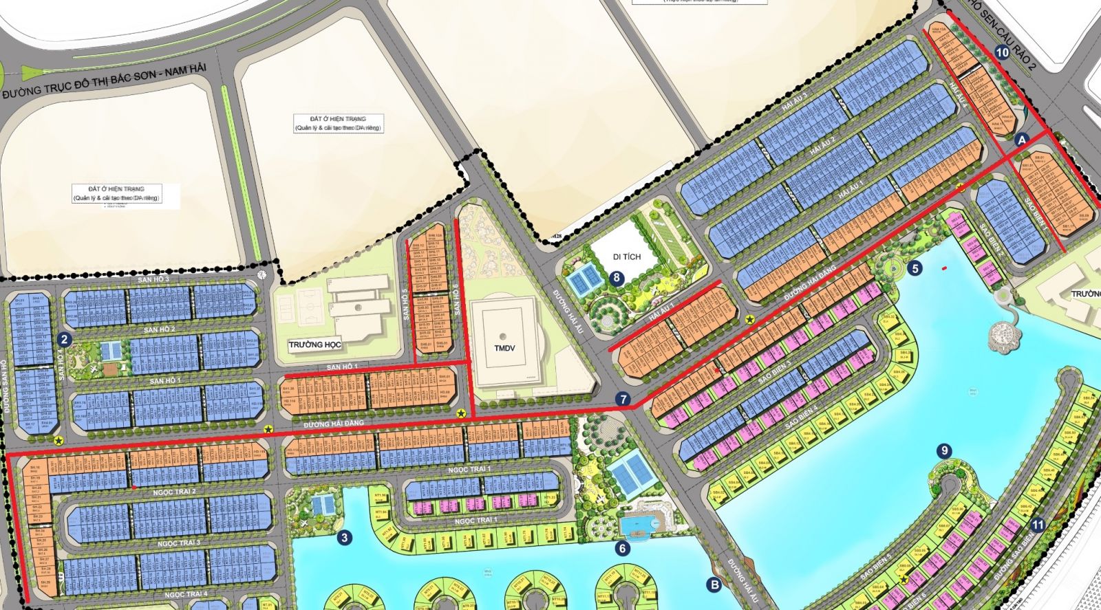 vị trí shophouse dự án Vinhomes Marina