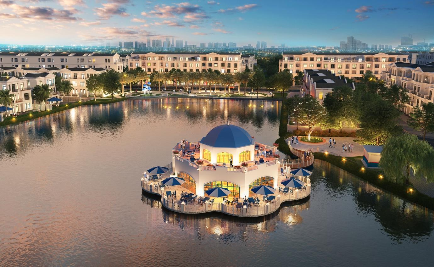 Hồ nhân tạo dự án Vinhomes Marina