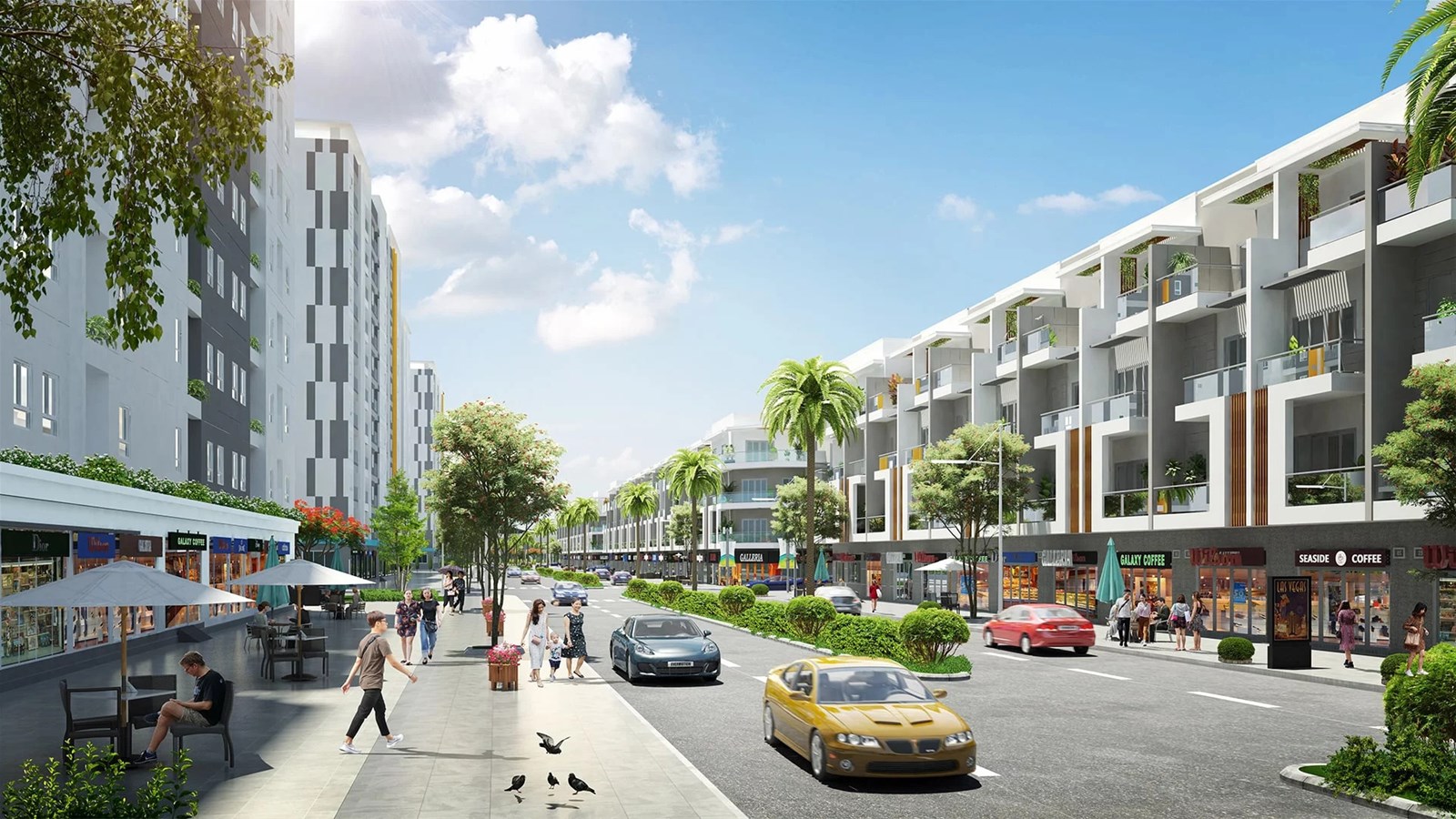 Nhà liền kề dự án Hoàng Huy New City