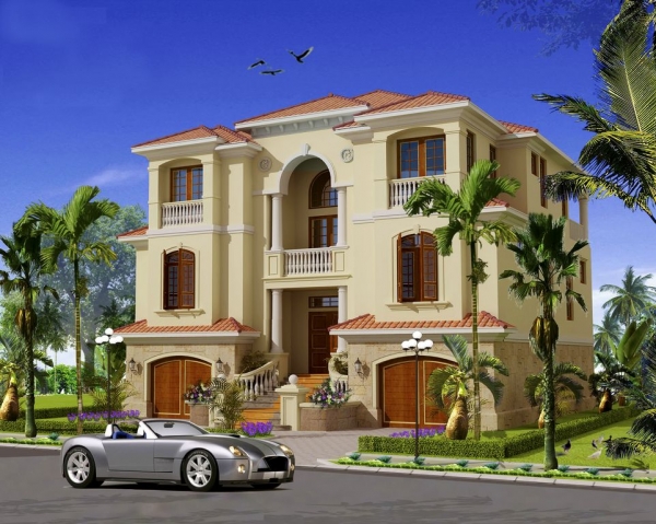 Thiết kế Biệt thự đảo nhân tạo Hoa Phượng