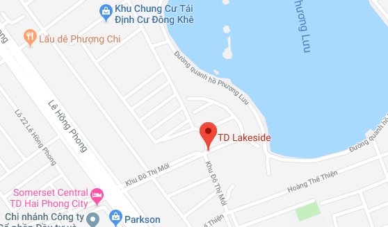 Vị trí dự án TD Lakeside