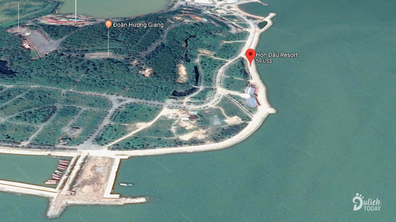 Vị trí dự án Hòn Dấu Resort