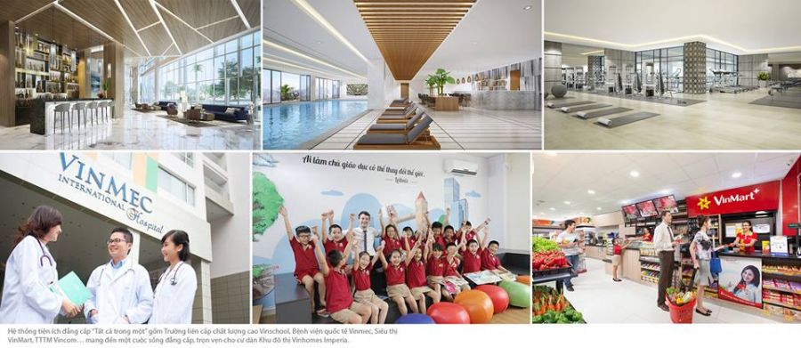 Tiện ích dự án Vinhomes Imperia