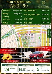 9,6 tỷ còn 7,8 tỷ: Shophouse AS9-99 Nhà phố thương mại Ánh Sao – đón lộc vàng